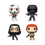 Funko Pop! G.I. Joe Retro Toys Set of 4: Scarlett, The Baroness, Snake Eyes and Storm Shadow Funko Pop! G.I. Joe Retro Toys Set of 4: Scarlett, The Baroness, Snake Eyes and Storm Shadow