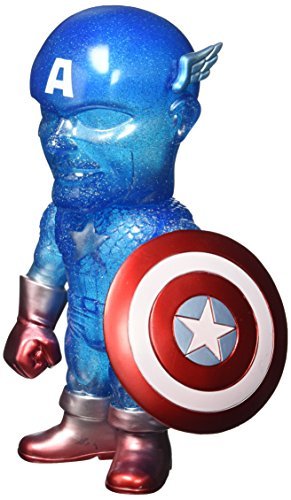 Hikari Japanese Vinyl: Limited Edition True Blue Captain America Sofubi Figure - ONLY 750 MADE