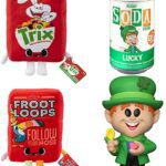Luck Leprechaun Irish Morning Rabbit & Bird Ad Icons Figure Lucky Can Charms Bundled with Trix + The Toucan Box Plush Figure Froot Loops Character 3 Items Luck Leprechaun Irish Morning Rabbit & Bird Ad Icons Figure Lucky Can Charms Bundled with Trix + The Toucan Box Plush Figure Froot Loops Character 3 Items