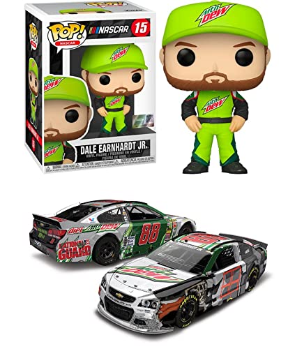 When You're Doing The Dew! Funko POP! Bundle: Driver Dale Earnhardt Jr. 15 + Dale Earnhardt Jr. Action Racing 2014 #88 Diet Mountain Dew 1:64 Die Cast Car (2 Items)