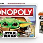 Ultimate Bounty Hunter Funko Game Pack: Star Wars Mandalorian Monopoly + Star Wars Mandalorian Mystery Minis Box (2 Pack)