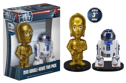 Funko C-3PO and R2-D2 Ultra Mini Wacky Wobbler's