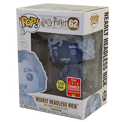 Funko Pop Harry Potter Nearly Headless Nick Glow in the Dark 2018 Summer Convention Exclusive