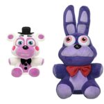 Funko Plush: Five Nights at Freddy's Pizza Simulator - Helpy Collectible Figure, Multicolor & Five Nights at Freddy's Bonnie Plush, 6" , Purple Funko Plush: Five Nights at Freddy's Pizza Simulator - Helpy Collectible Figure, Multicolor & Five Nights at Freddy's Bonnie Plush, 6" , Purple