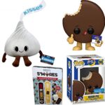 Kiss Moon Pop! Figure Exclusive Pie Character Ad Icons Bundled with Hershey Plush + S'Mores Bandages 3 Items Kiss Moon Pop! Figure Exclusive Pie Character Ad Icons Bundled with Hershey Plush + S'Mores Bandages 3 Items