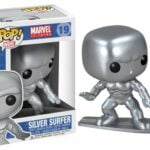 Funko POP Marvel Bobble Figure, Silver Surfer,Multi-colored Funko POP Marvel Bobble Figure, Silver Surfer,Multi-colored
