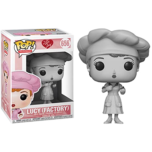 Funko 129114 Pop! Television: I Love Lucy - Factory Lucy (Black & White Exclusive) #656