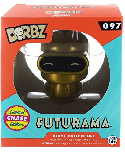 Futurama Funko Dorbz Gold Bender Vinyl Figure (Chase)