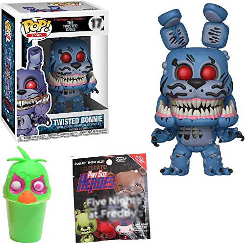 Light Party Five Nights at Freddy's Pop! Figure Bundled with + Twisted Bonnie Figure FNAF Series Books + Pint Size Heroes Blind Bag + Character Capsule 3 Items