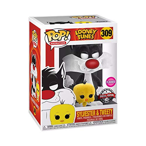 Funko POP! Animation: Looney Tunes #309 - Sylvester & Tweety [Flocked] Exclusive