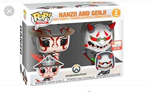 Pop Funko Hanzo and Genji 2-Pack E3 2019 Limited Edition