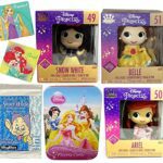 Pretty Minis Figure Disney Belle & Ariel Little Mermaid Bundled with Tin Princess Deck + Snow White & Seven Dwarves Trading Cards Pack + Girls Sticker 5 Items Pretty Minis Figure Disney Belle & Ariel Little Mermaid Bundled with Tin Princess Deck + Snow White & Seven Dwarves Trading Cards Pack + Girls Sticker 5 Items