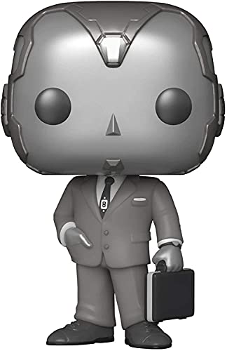 Funko Pop! WandaVision - Vision 50s Black and White Chase Figure with Robot/Andriod Head