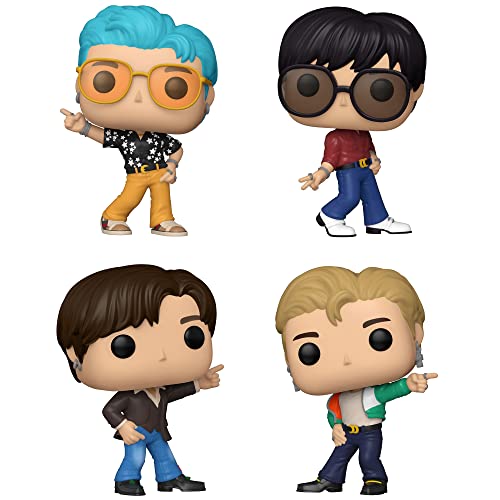 Funko POP! Rocks BTS Dynamite Collectors Set 1 - RM, J-Hope, Suga, and Jimin