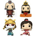 Funko POP! Animation Avatar The Last Airbender Collectors Set - Admiral Zhao, Fire Lord Ozai, Suki, and Ty Lee Funko POP! Animation Avatar The Last Airbender Collectors Set - Admiral Zhao, Fire Lord Ozai, Suki, and Ty Lee