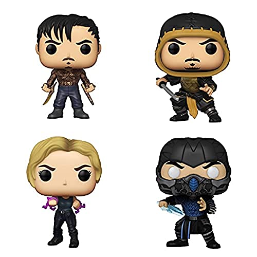 Funko Movies: POP! Mortal Kombat Collectors Set 3 - Cole, Scorpion, Sonya, Sub-Zero