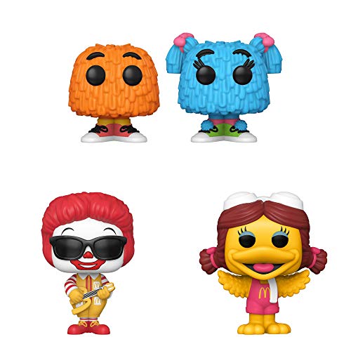Funko Ad Icons: POP! McDonald's Collectors Set - 2PK Fry Guy, Rock Out Ronald, Birdie