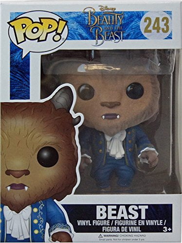 Funko Disney's Beauty and The Flocked Beast Figurine, Multicoloured, 12905