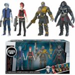 Funko Parzival, Aech, Art3mis, i-R0k x Ready Player One Mini Action Figure Set + 1 Classic Sci-fi & Horror Movies Trading Card Bundle