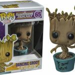 FunKo 5253 – Guardians of The Galaxy, Pop Vinyl Figure 65 Dancing Groot (I am Groot), 10 cm