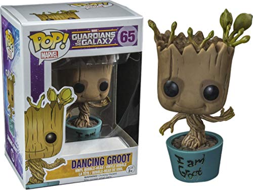 FunKo 5253 – Guardians of The Galaxy, Pop Vinyl Figure 65 Dancing Groot (I am Groot), 10 cm