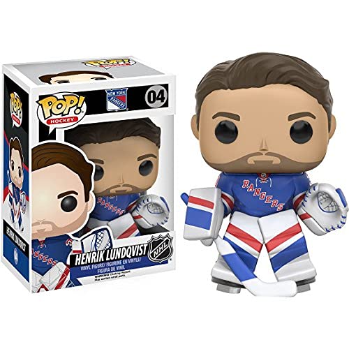 Henrik Lundqvist - New York Rangers: Funko POP! x NHL Vinyl Figure + 1 FREE Official NHL Trading Card Bundle (112109)