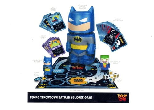 Funko BATMAN vs JOKER THROW DOWN GAME with 10" FIGURAL CONTAINER