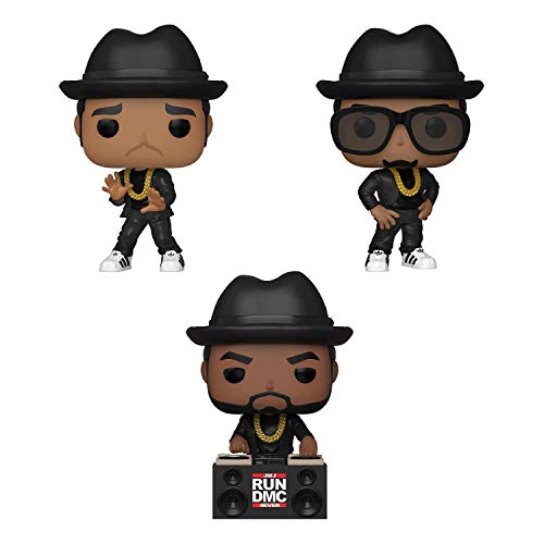 Funko Pop! Rocks Run DMC Set of 3: Run, DMC and Jam Master Jay