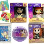 Snow Pretty Minis Figure Disney Merida Brave & Ariel Little Mermaid Bundled with Soft Princess Capsule Character + White & Seven Dwarves Trading Cards Pack + Girls Sticker 5 Items Snow Pretty Minis Figure Disney Merida Brave & Ariel Little Mermaid Bundled with Soft Princess Capsule Character + White & Seven Dwarves Trading Cards Pack + Girls Sticker 5 Items