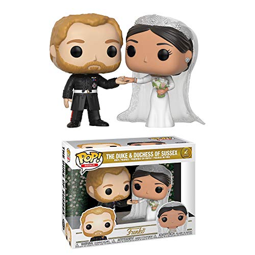 Funko Pop! Royals: Prince Harry And Meghan Markle Collectible Figure, Multicolor -