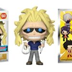 The Mightiest of Might: Funko Pop! Animation My Hero Academia - All Might 1041 Nycc Exclusive + Bonus My Hero Academia 3D Foam Character Series 5 Bag Clip Blind Bag (2Items)