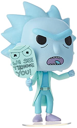 Funko Pop! Animation: Rick and Morty - Holgram Rick Clone Vinyl Figure, Glow in The Dark, Amazon Exclusive