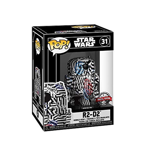Funko 45526 POP R2D2-Exclusive Futura Skin Star Wars R2D2 Collectible Toy, Multicolour