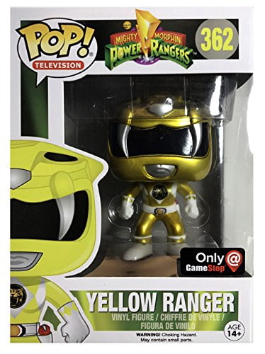 Funko Pop! Television Mighty Morphin Power Rangers Yellow Ranger #362 (Metallic Exclusive)