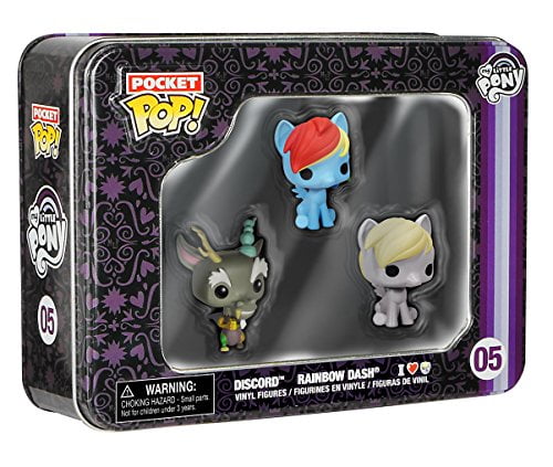 Funko My Little Pony Pocket Pop! Mini Vinyl Figure Tin (3-Pack)