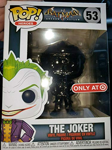Funko Pop! Batman Arkham Asylum The Joker Metallic Black Target Exclusive