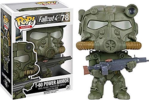 Funko Pop Fallout: Green T-60 Power Armor Collectible Figure, Multicolor