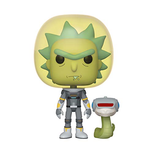 Funko Pop! Animation: Rick and Morty - Space Suit Rick with Snake, Multicolor