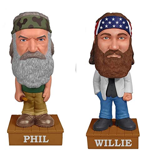 InCogneato Duck Dynasty Talking Funko Wacky Wobbler Bundle: Phil & Willie