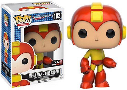 Funko POP! Games: Mega Man #102 - Mega Man Fire Storm (GameStop Exclusive)