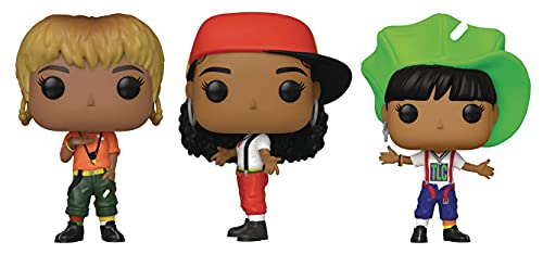 Funko Pop! Rocks: TLC Ain't 2 Proud 2 Beg Collectible Vinyl Figures, 3.75" (Set of 3)