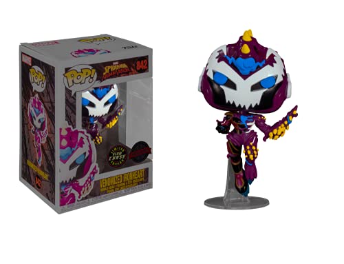 Funko Pop! Spider-Man Maximum Venom Venomized Ironheart GITD Glow in The Dark Chase Exclusive Bobblehead 842