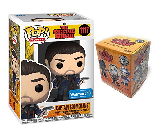 Well That Didn't Last Long Funko Pop! Bundle: The Suicide Squad - Captain Boomerang 1117 Store Exclusive Rare + 1 Bonus Mystery Mini Blind Box (2 Items)