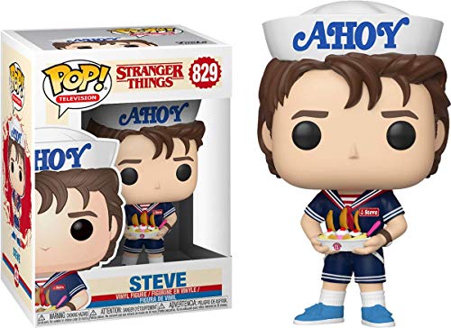 Funko Pop! Television: Stranger Things Steve with Hat & USS Butterscotch Exclusive