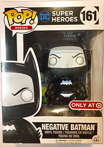 Funko Pop! DC Super Heroes Negative Batman Exclusive #161