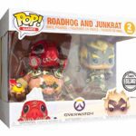SDCC 2018 Blizzard Exclusive Roadhog and Junkrat 2 Pack Funko Pop Figure