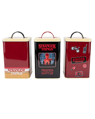 Funko ST05805 Stranger Things: Storage Set: Retro Logo, Multicolour