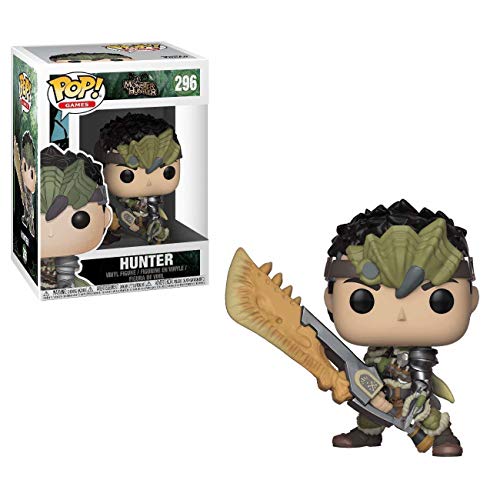 Funko Pop! Games: Monster Hunter - Hunter Collectible Figure,Multi-colored,3.75 inches