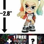 Harley Quinn: ~2.8" Suicide Squad x Funko Mystery Minis Vinyl Figure + 1 Free Official DC Trading Card Bundle (091149)