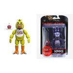 Funko Five Nights at Freddy's Articulated Chica Action Figure, 5-inch & Articulated Bonnie Action Figure, 5" Funko Five Nights at Freddy's Articulated Chica Action Figure, 5-inch & Articulated Bonnie Action Figure, 5"